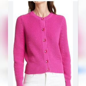 Ted Baker Pink Button-Up Women's Sweater SIZE 2 or US 6